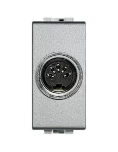 Connecteur Hi-Fi cinq pôles Bticino Light Tech NT4292 Light Tech